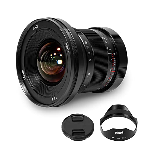 Pergear 14mm F2.8 超広角手動レンズ Pergear 14mm F2.8 II Full-Frame Manual Lens for Sony, Nikon